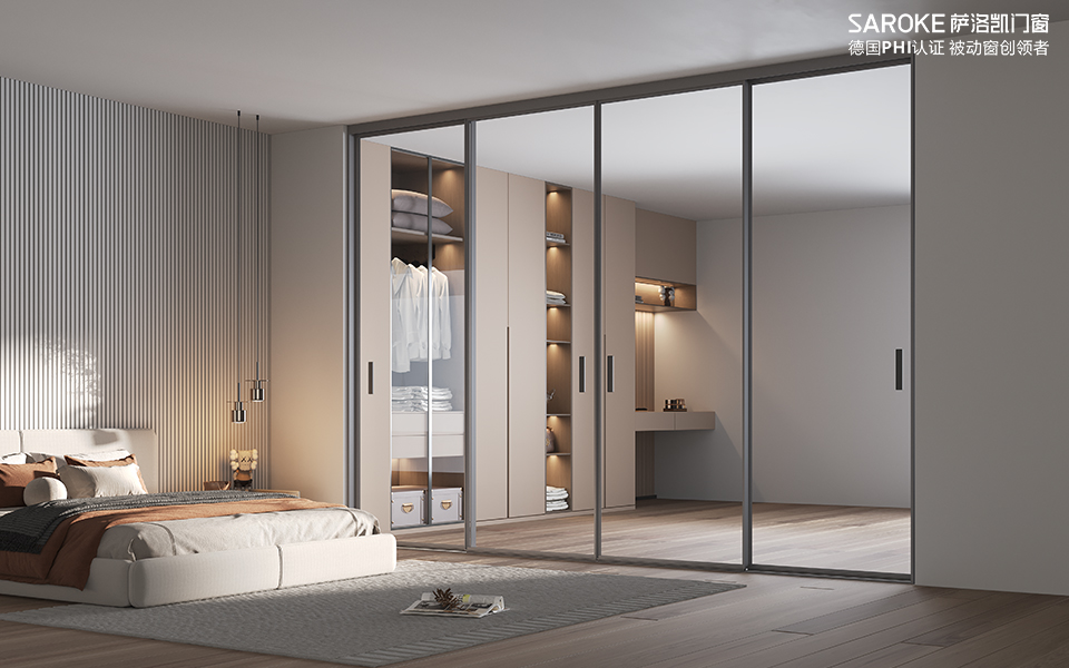 全景?暗夜推拉門(mén)